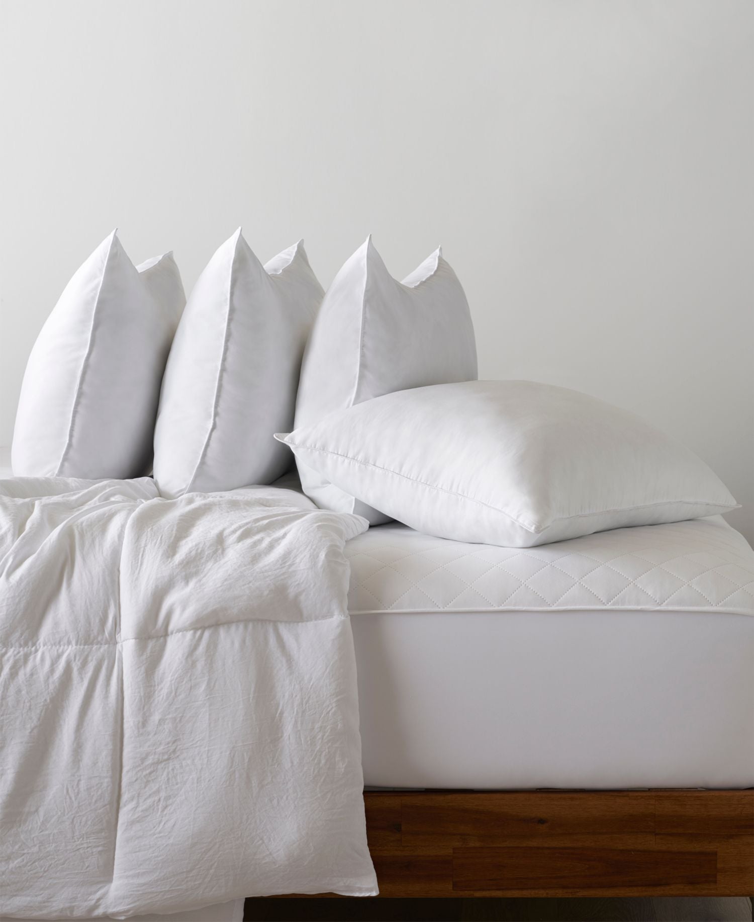 Signature Plush Allergy-Resistant Firm Density Side/Back Sleeper Down Alternative 4-Pack Pillow, Standard