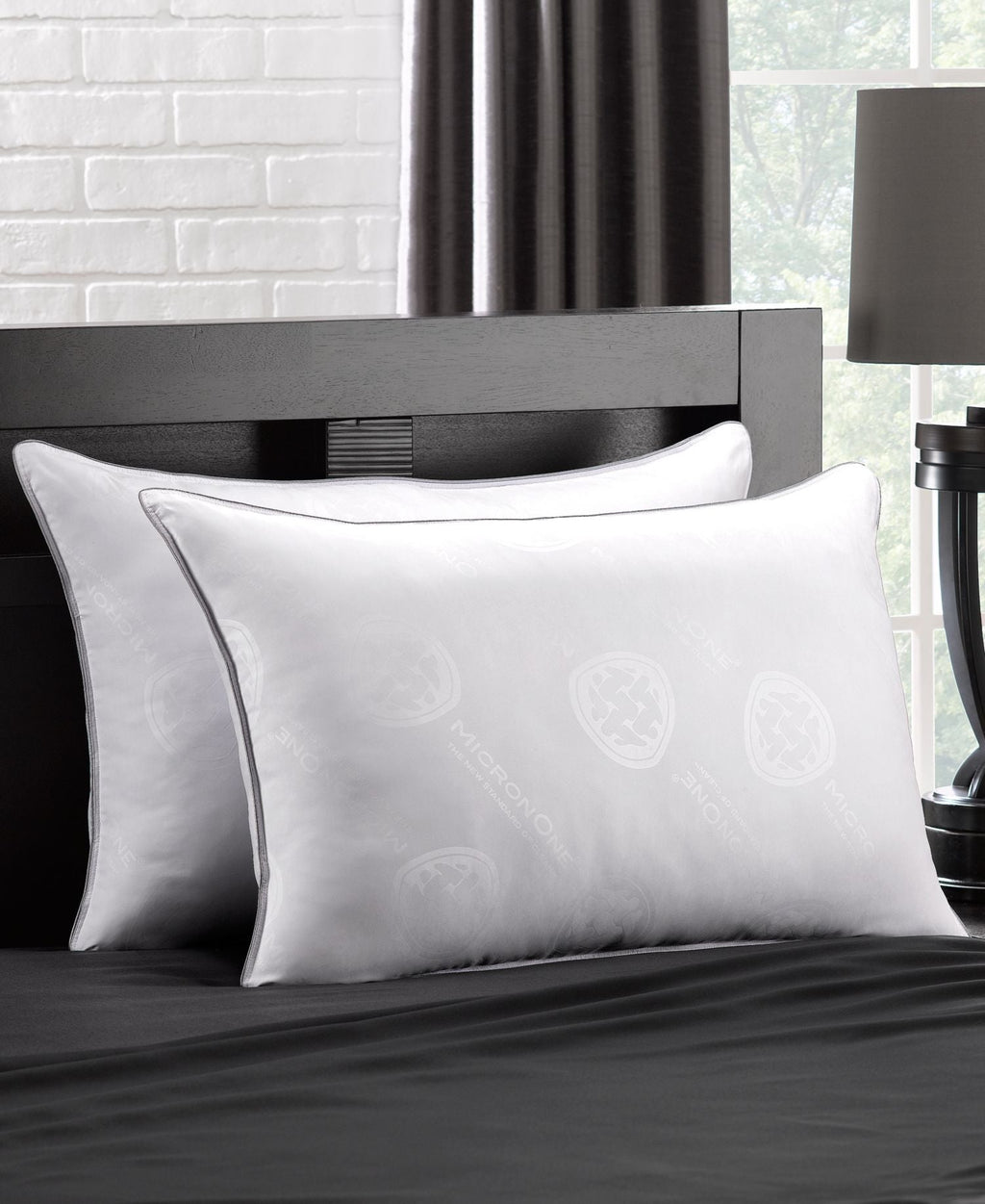 MicronOne Allergen-Free Down Alternative Medium Density 2-Pack Pillow