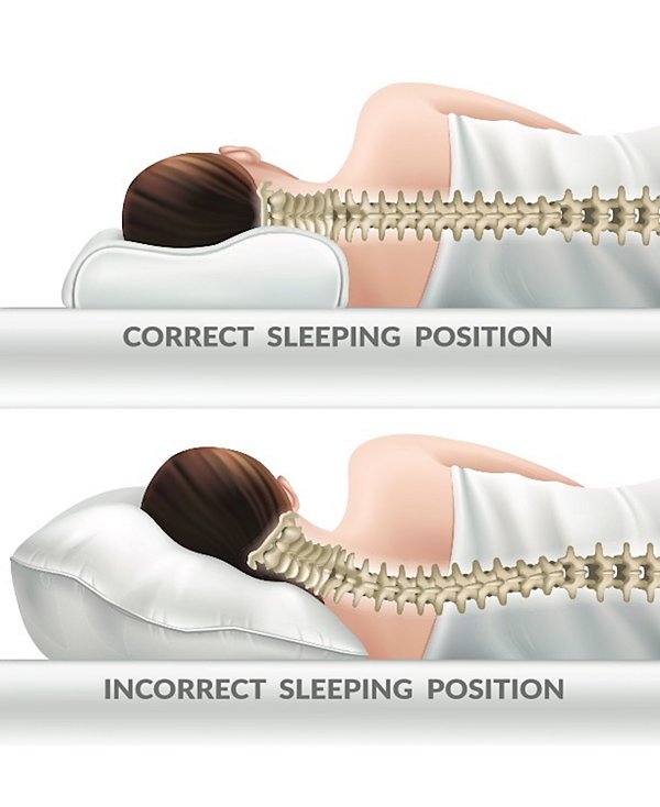 Contour Comfort Gel Memory Foam Pillow, Standard/Queen